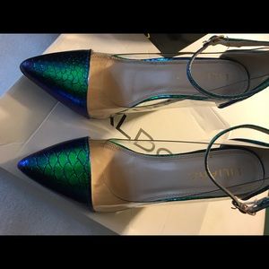 Green Hologram Heels